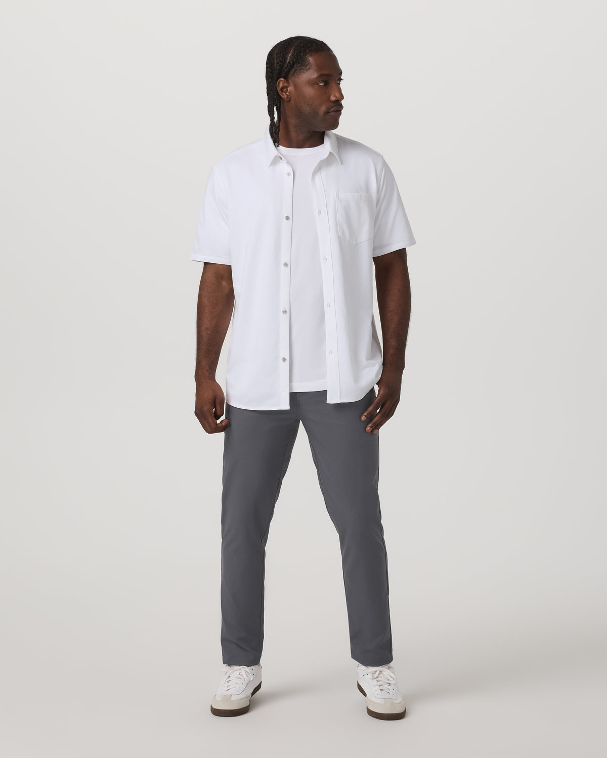 Men Vuori Cascade Tech Chino Pant Charcoal Chinos Clothing