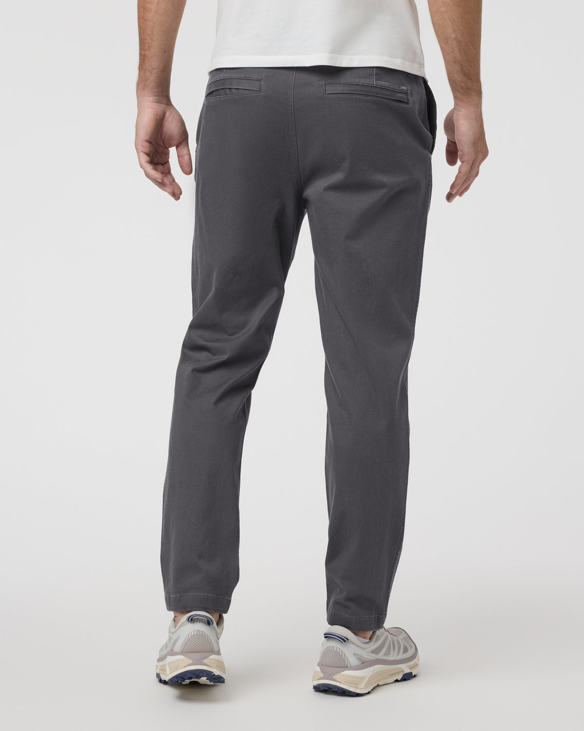 Men Vuori Fletcher Elastic Waist Pant Athletic Slim Fit 30" Dark Pewter
