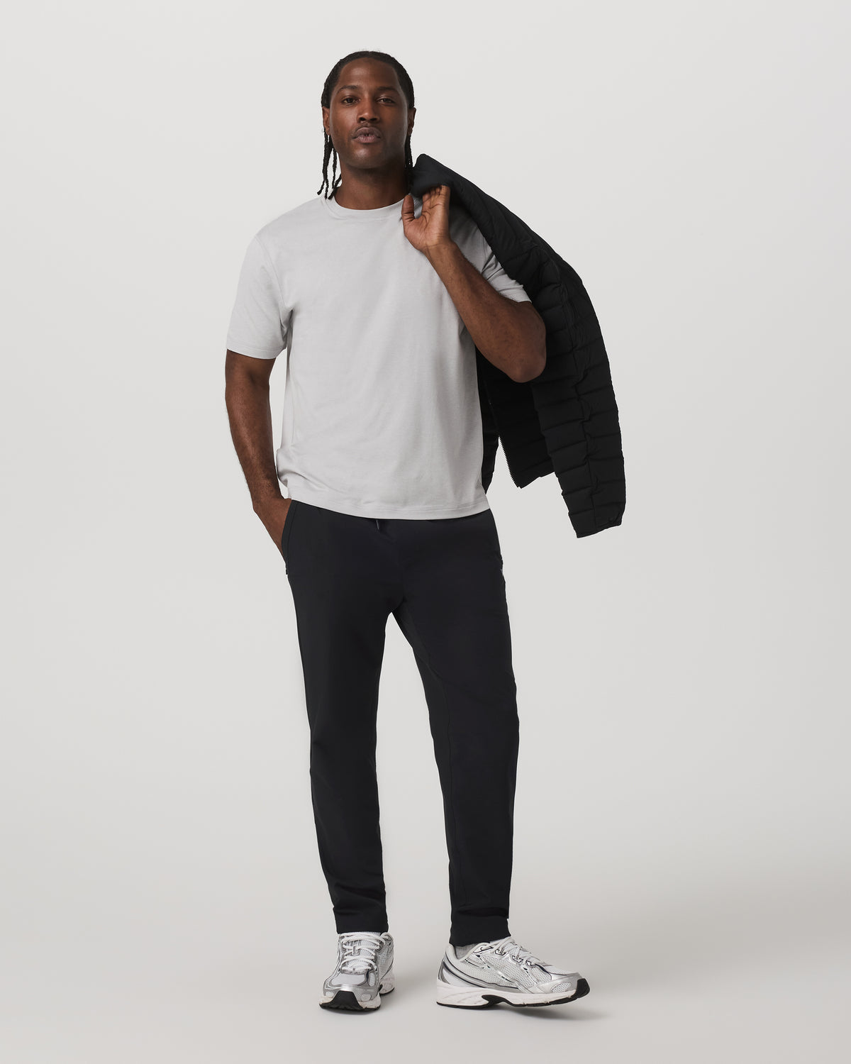 Men Vuori Train Tech HD Pant Classic 29" Men's Black Pants