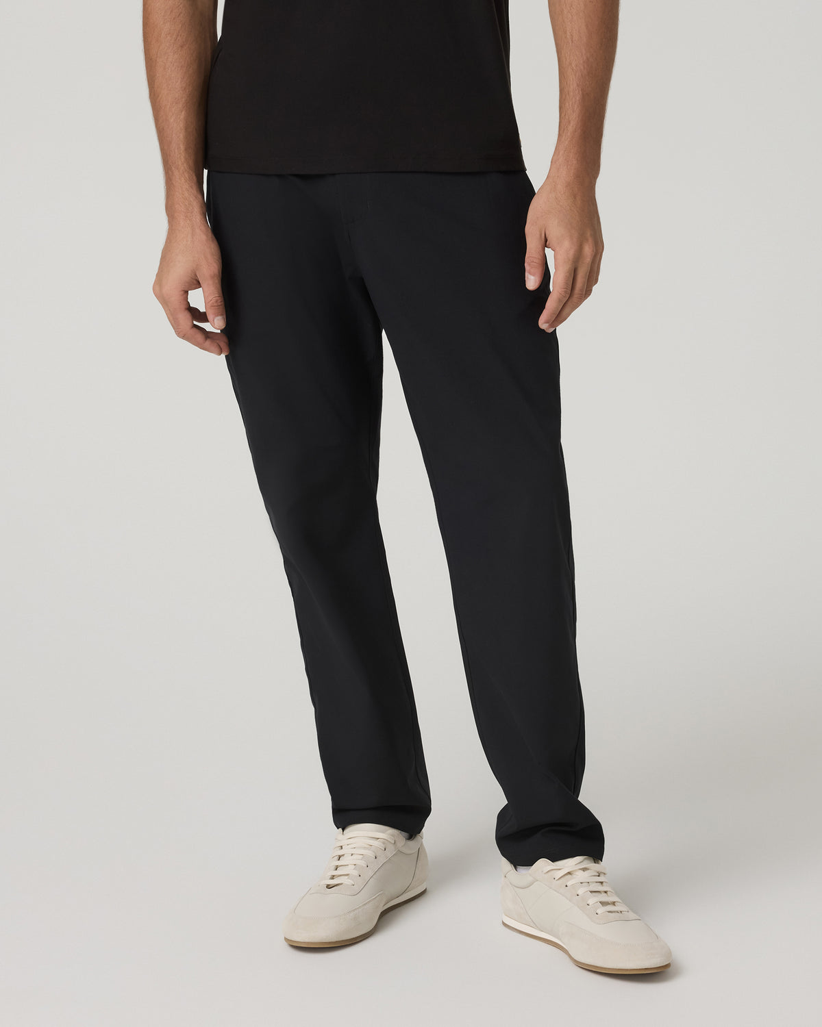 Men Vuori Meta Trouser Classic Fit 34" Men's Black Tailored Pants