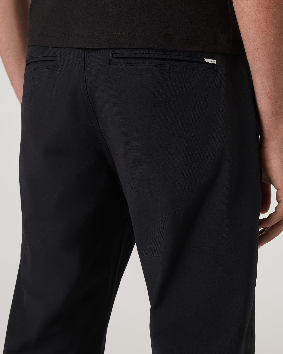 Men Vuori Meta Trouser Classic Fit 32" Men's Black Tailored Pants