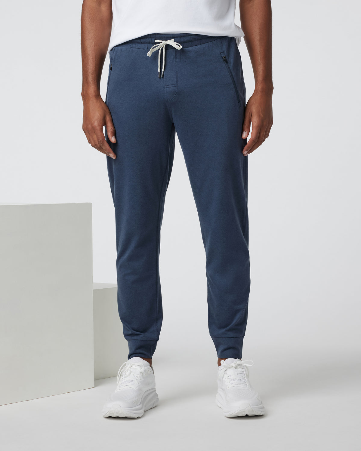 Men Vuori Ponto Performance Jogger Azure Heather