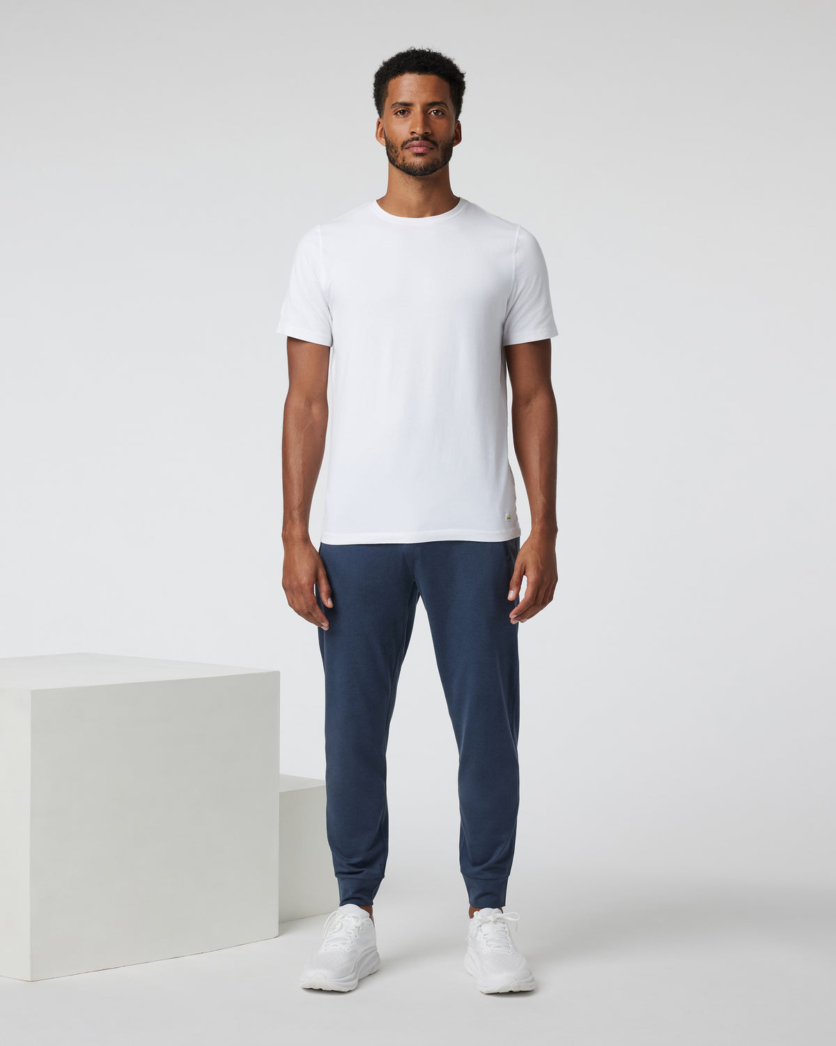 Men Vuori Ponto Performance Jogger Azure Heather