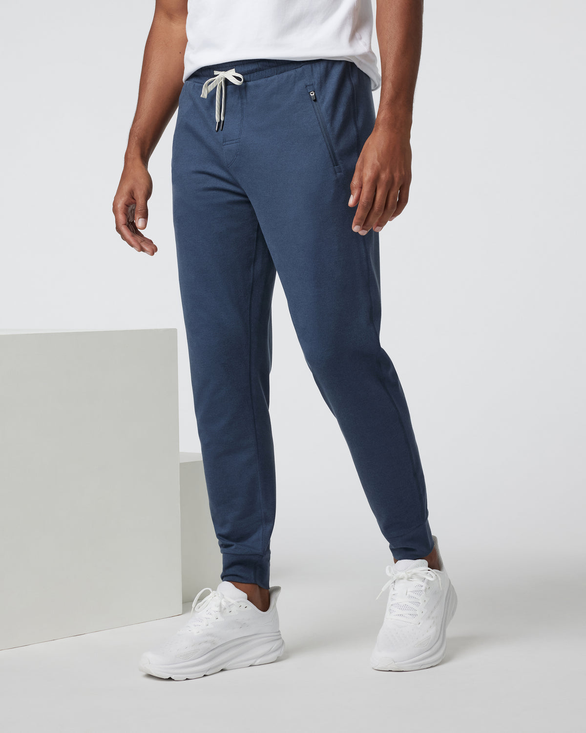 Men Vuori Ponto Performance Jogger Azure Heather