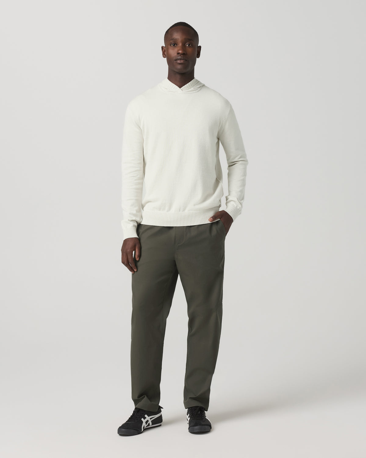 Men Vuori Cascade Elastic Waist Trouser Classic Fit 30" Dark Oregano