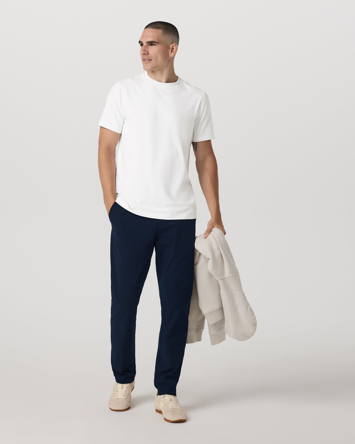 Men Vuori Meta Elastic Waist Pant Classic Fit Men's Ink Pants