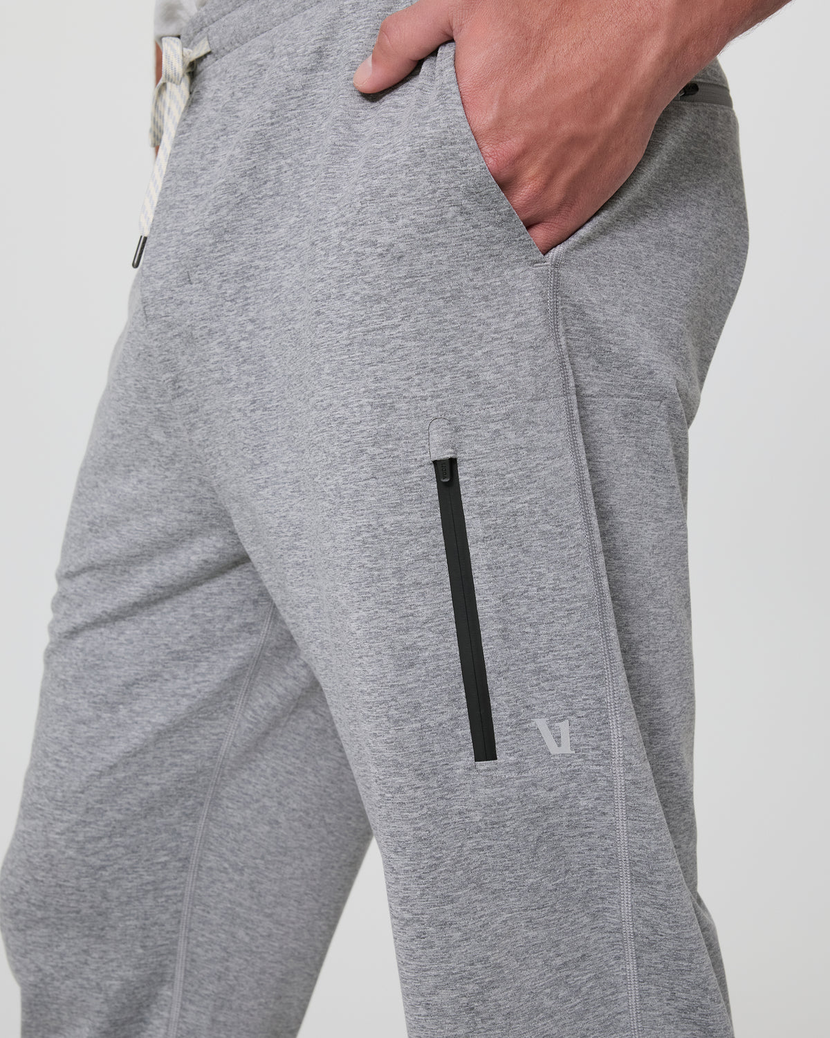 Men Vuori Sunday Performance Jogger Grey Heather