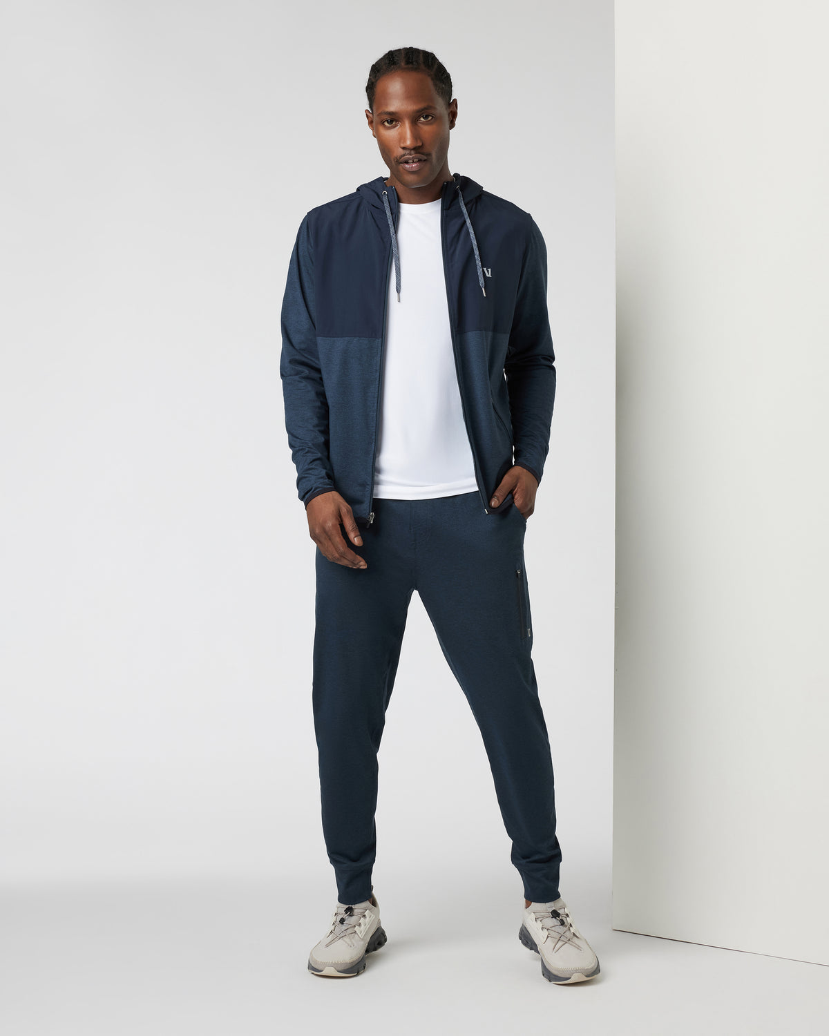 Men Vuori Sunday Performance Jogger 30" Ink Heather