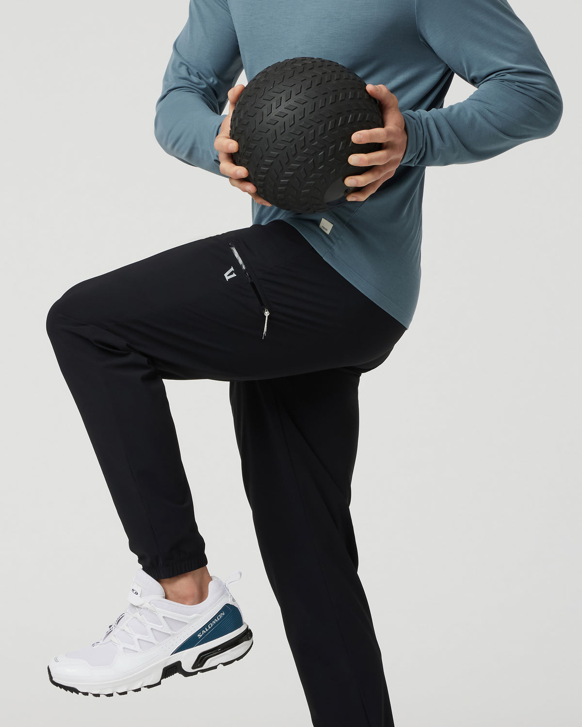 Men Vuori Fleet Sport Jogger Men's Black Lightweight Joggers