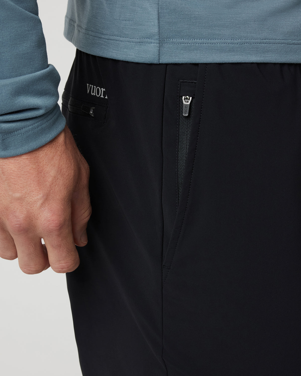 Men Vuori Fleet Sport Jogger Men's Black Lightweight Joggers