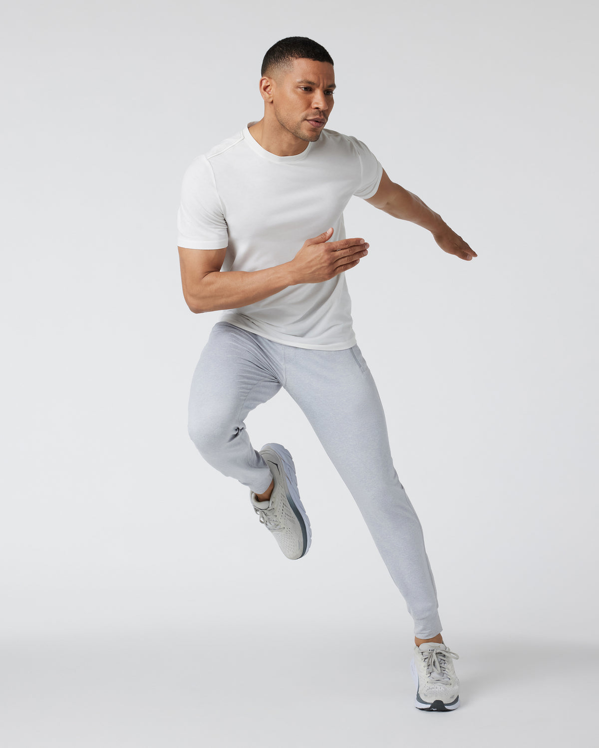 Men Vuori Ponto Performance Jogger Platinum Heather