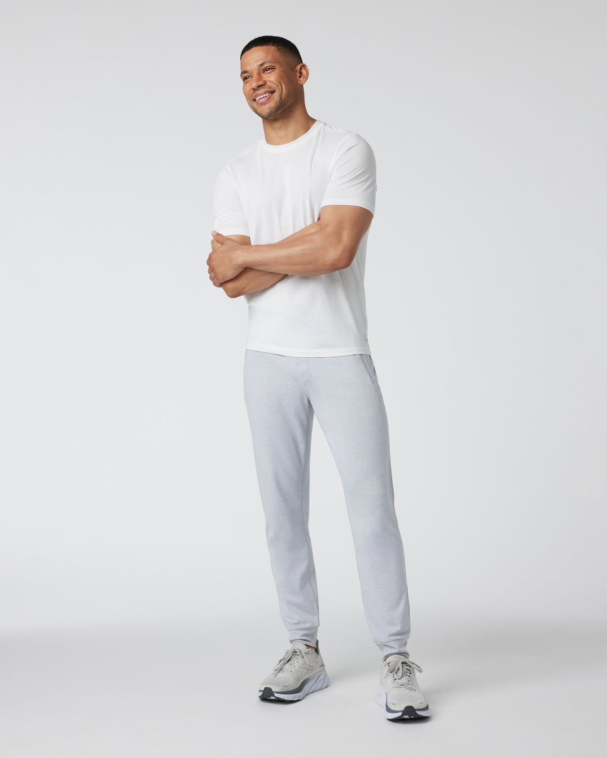 Men Vuori Ponto Performance Jogger Platinum Heather