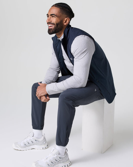 Men Vuori Fleet Sport Jogger Men's Navy Lightweight Joggers