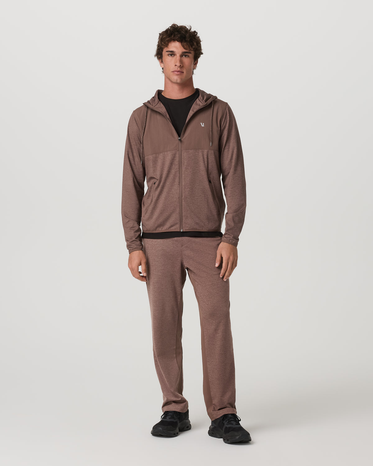 Men Vuori Men's Sunday Performance Track Pant 30" Sable Heather