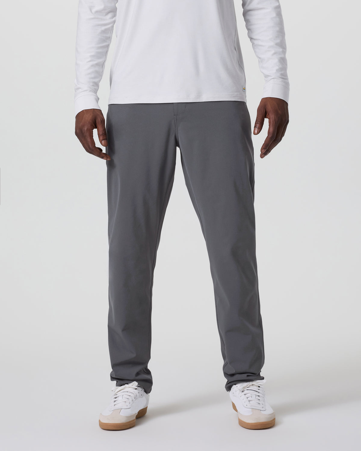 Men Vuori Meta Pant Classic Fit 34" Men's Charcoal 5-Pocket Pants