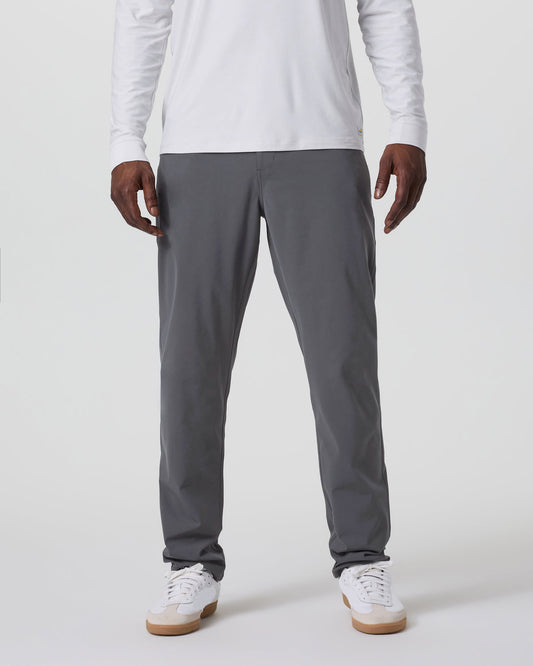 Men Vuori Meta Pant Classic Fit 34" Men's Charcoal 5-Pocket Pants