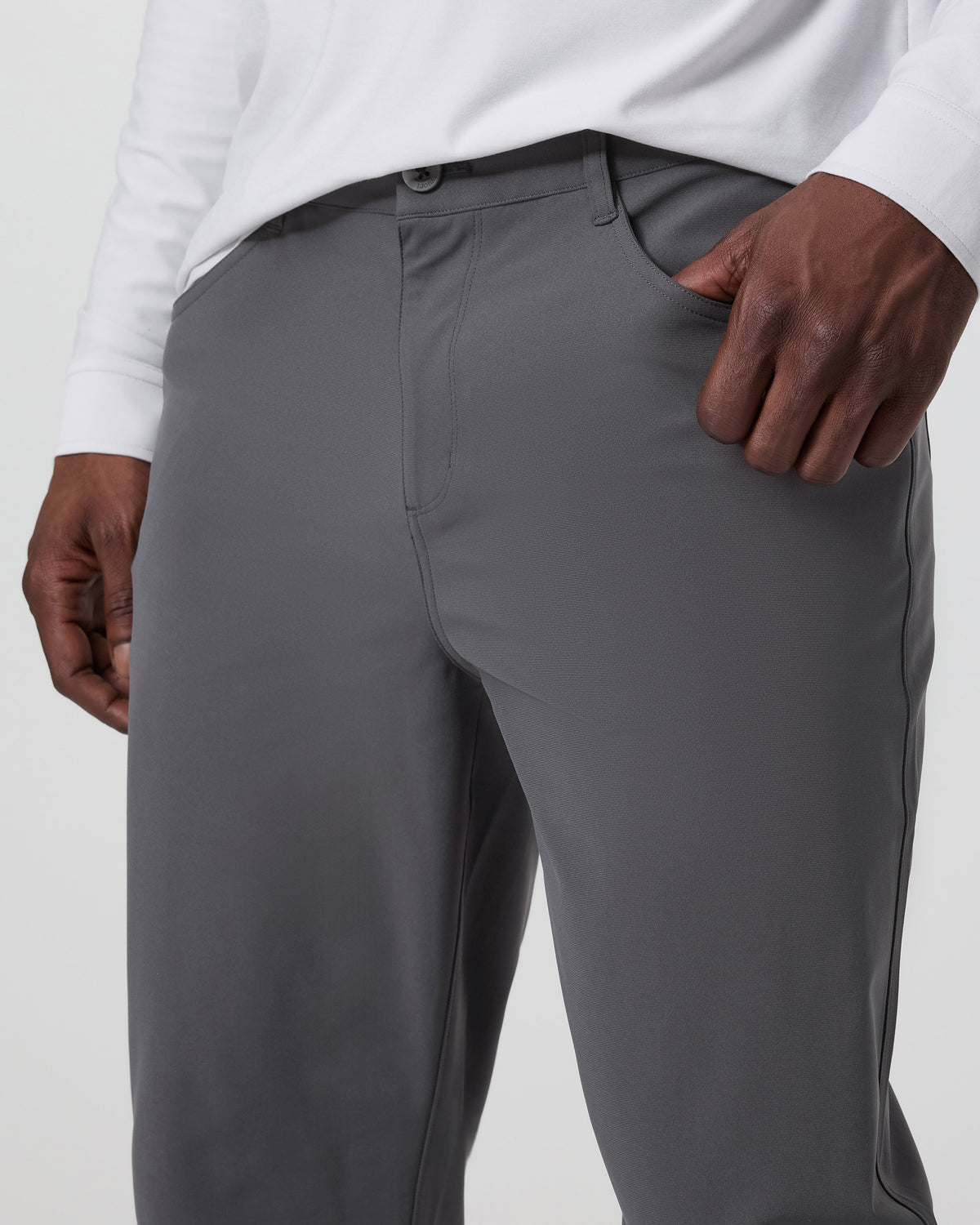 Men Vuori Meta Pant Classic Fit 34" Men's Charcoal 5-Pocket Pants