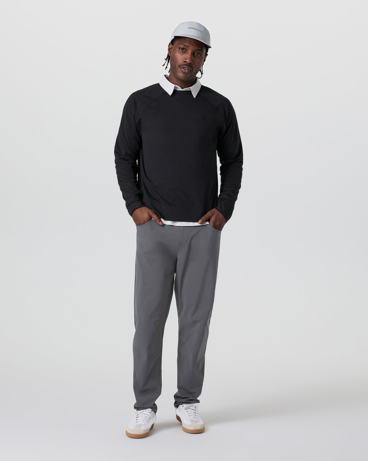 Men Vuori Meta Pant Classic Fit 34" Men's Charcoal 5-Pocket Pants
