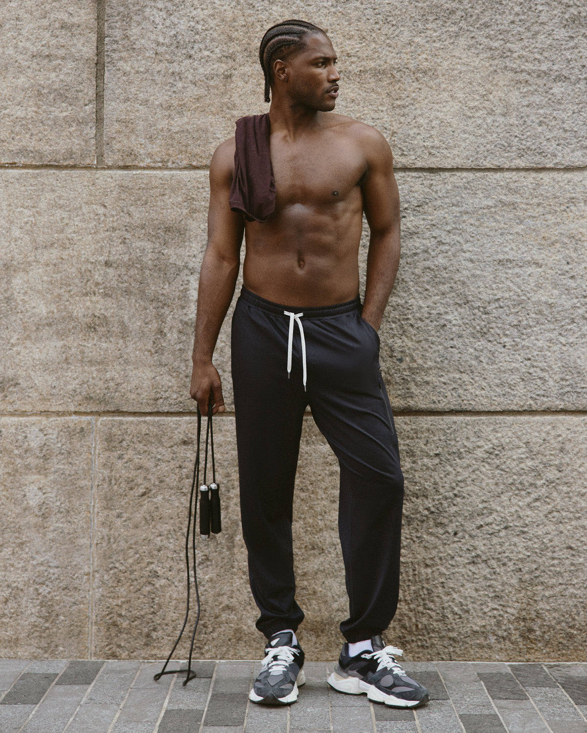 Men Vuori Sunday Performance Sweatpant Classic 30" Black