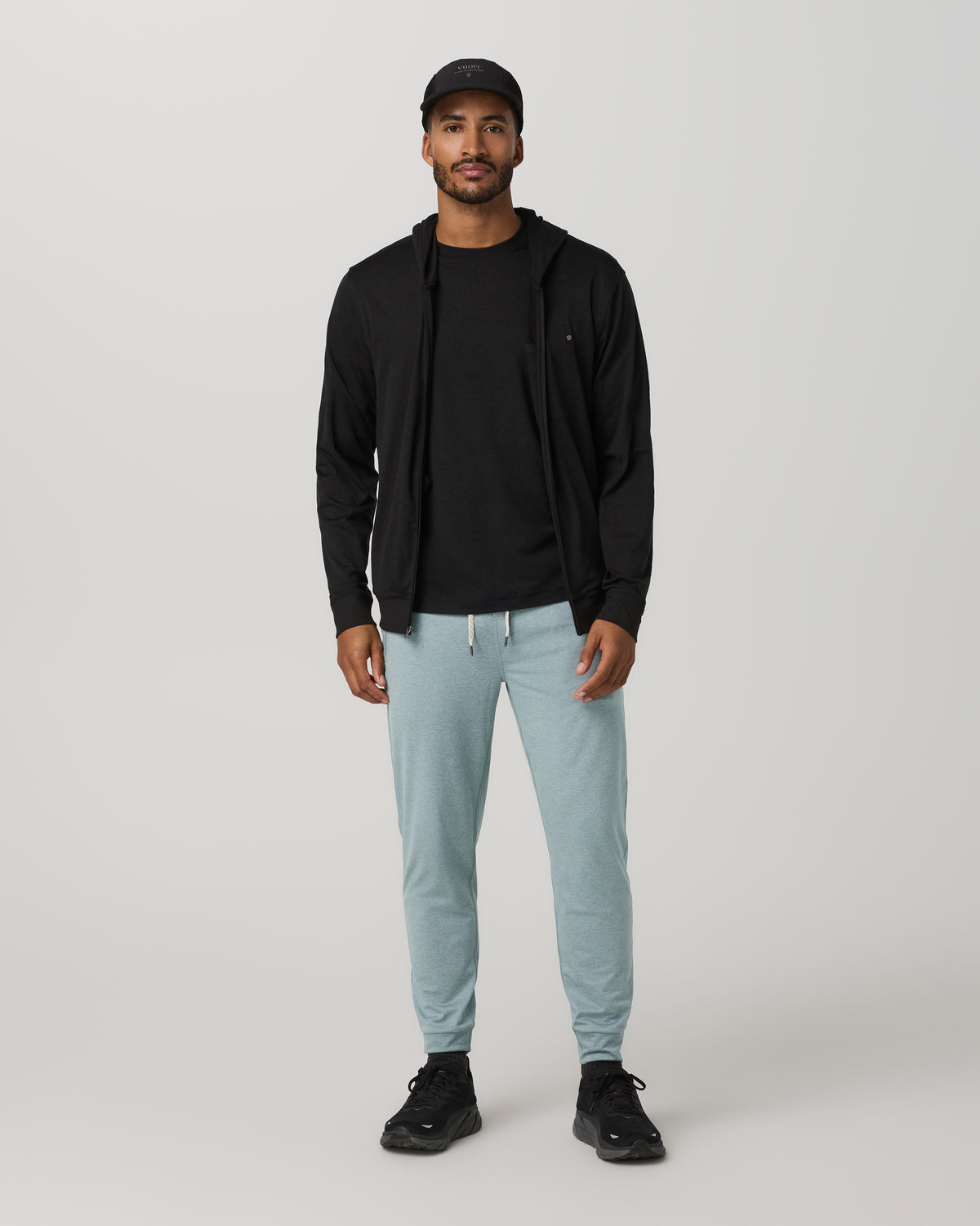 Men Vuori Men's Ponto Performance Jogger 28" Misty Blue Heather