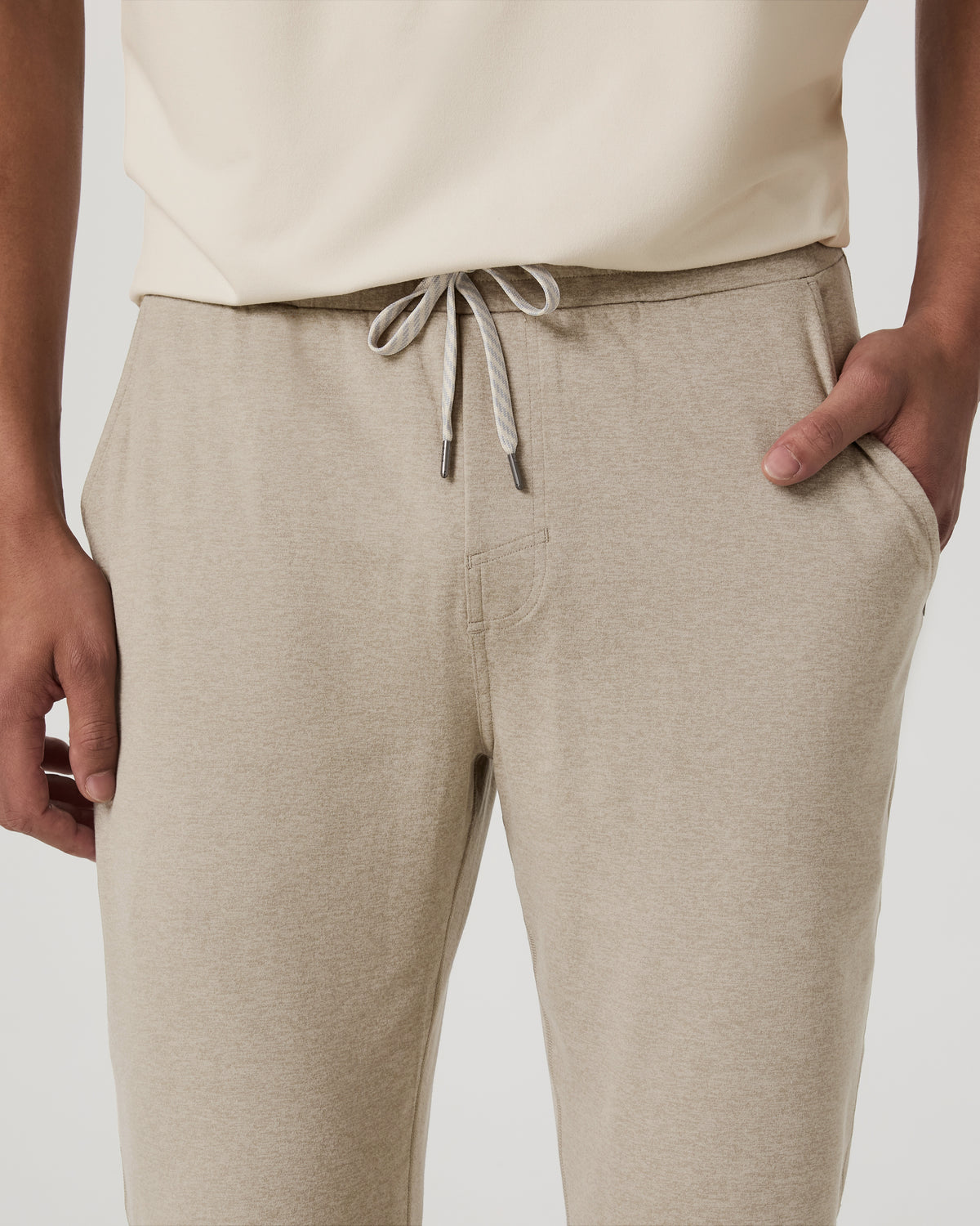 Men Vuori Ponto Performance Pant 30" Truffle Heather Sweatpants