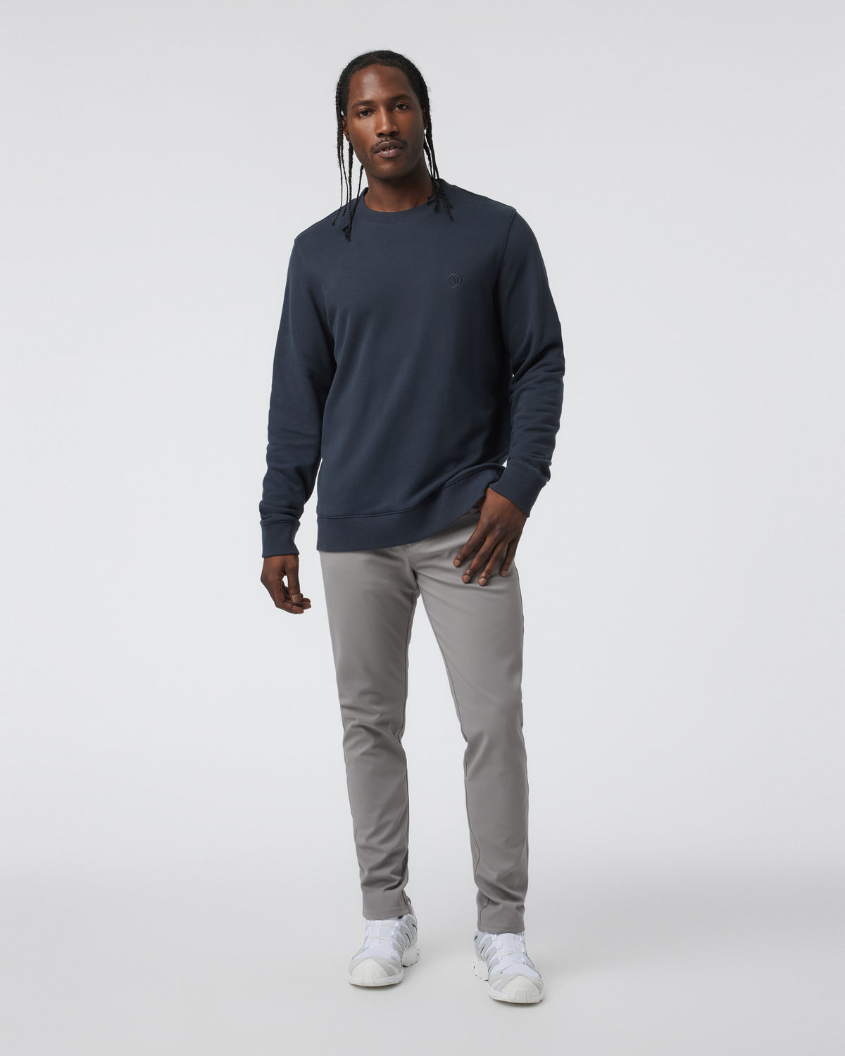 Men Vuori MetaTwill Pant Athletic Slim 32" Shiitake