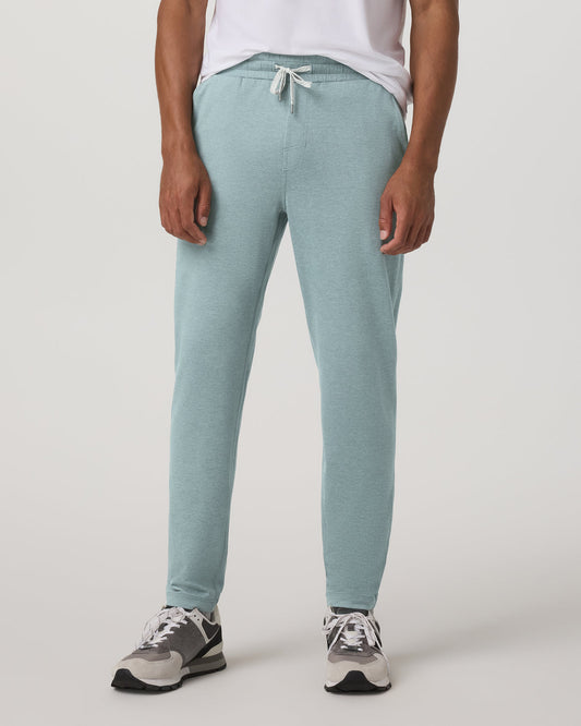 Men Vuori Ponto Performance Pant 30" Misty Blue Heather Sweatpant