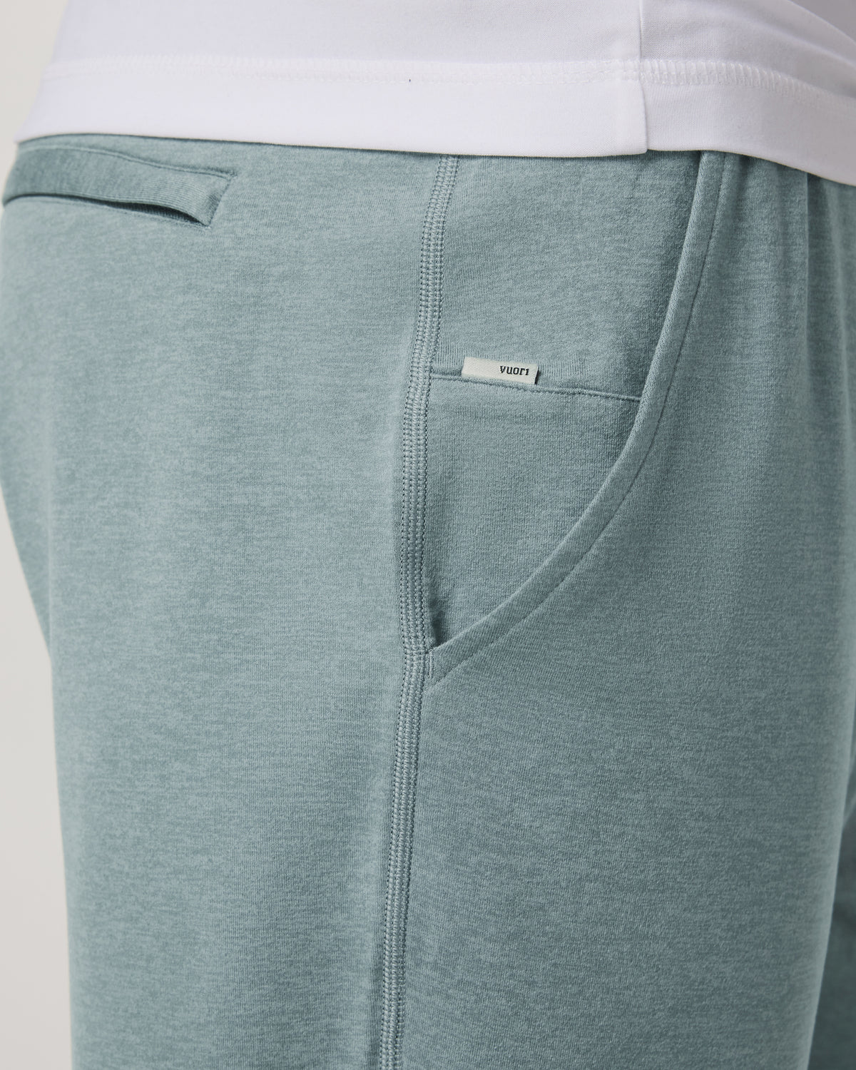 Men Vuori Ponto Performance Pant 30" Misty Blue Heather Sweatpant