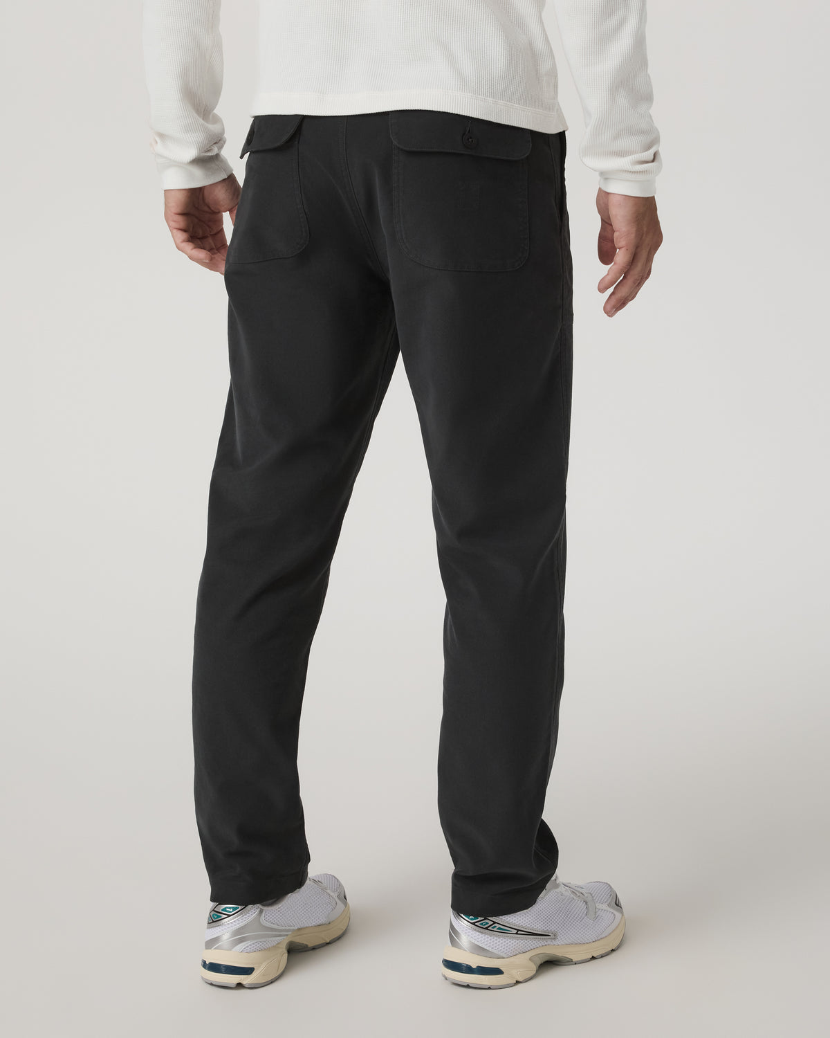 Men Vuori Ridge Pant Classic Fit Washed Black Casual Utility Pants