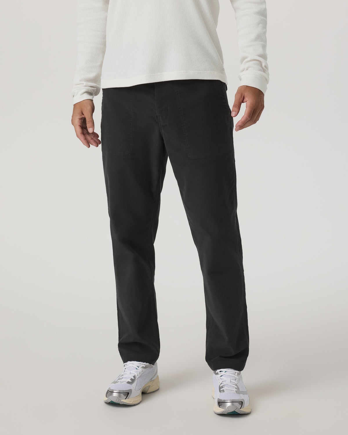 Men Vuori Ridge Pant Classic Fit Washed Black Casual Utility Pants