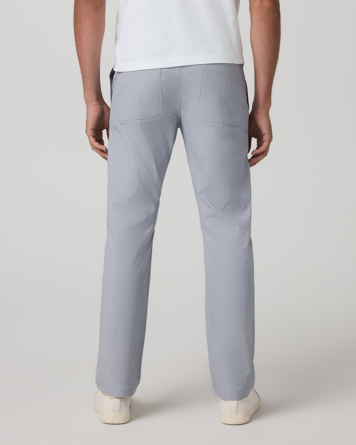 Men Vuori Cascade Elastic Waist Trouser Classic Fit 30" Heather Grey