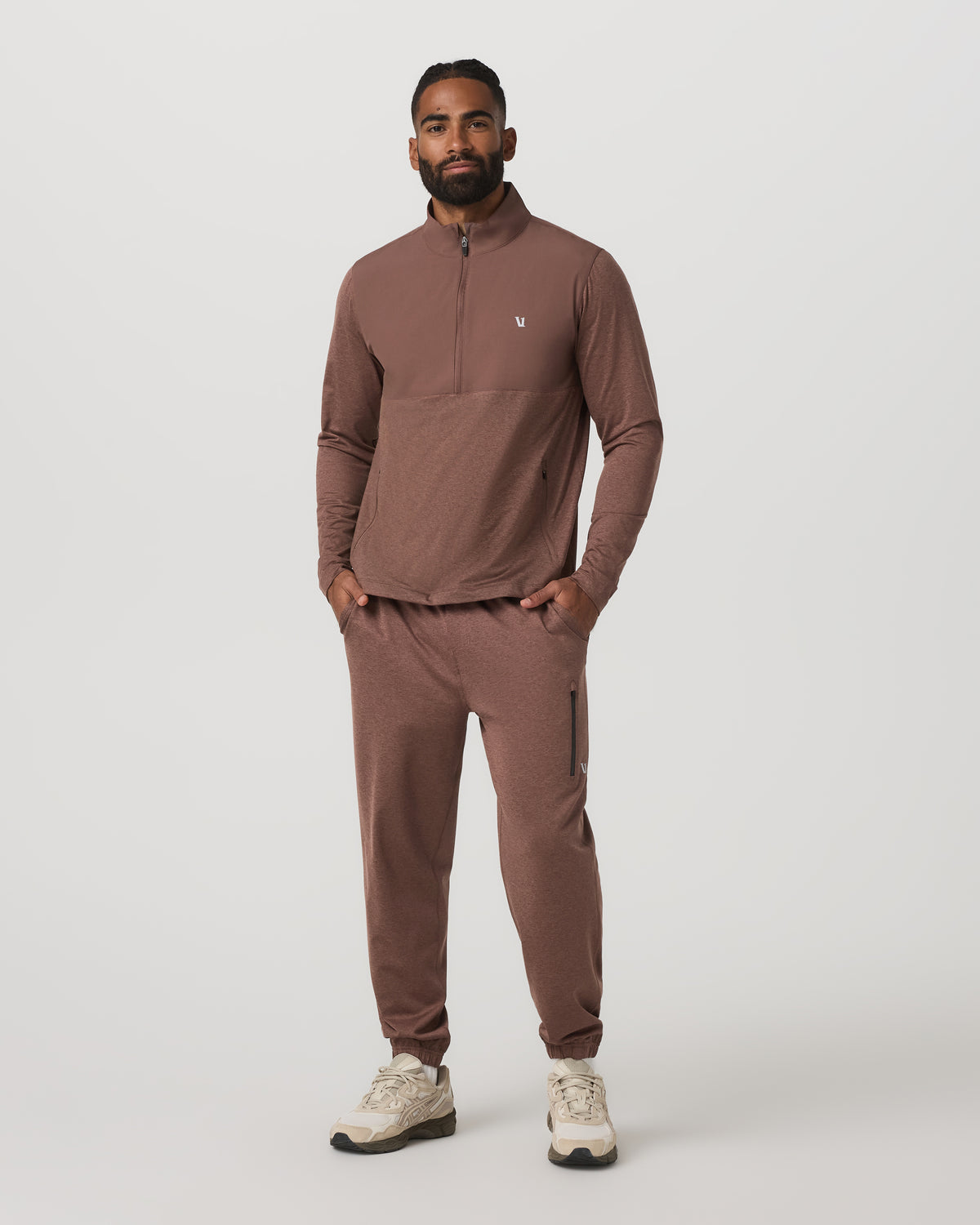Men Vuori Sunday Performance Sweatpant Men's Sable Heather Pant