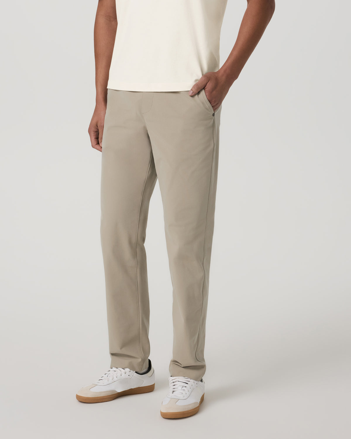 Men Vuori Meta Elastic Waist Pant Classic Fit 32" Men's Truffle Pants