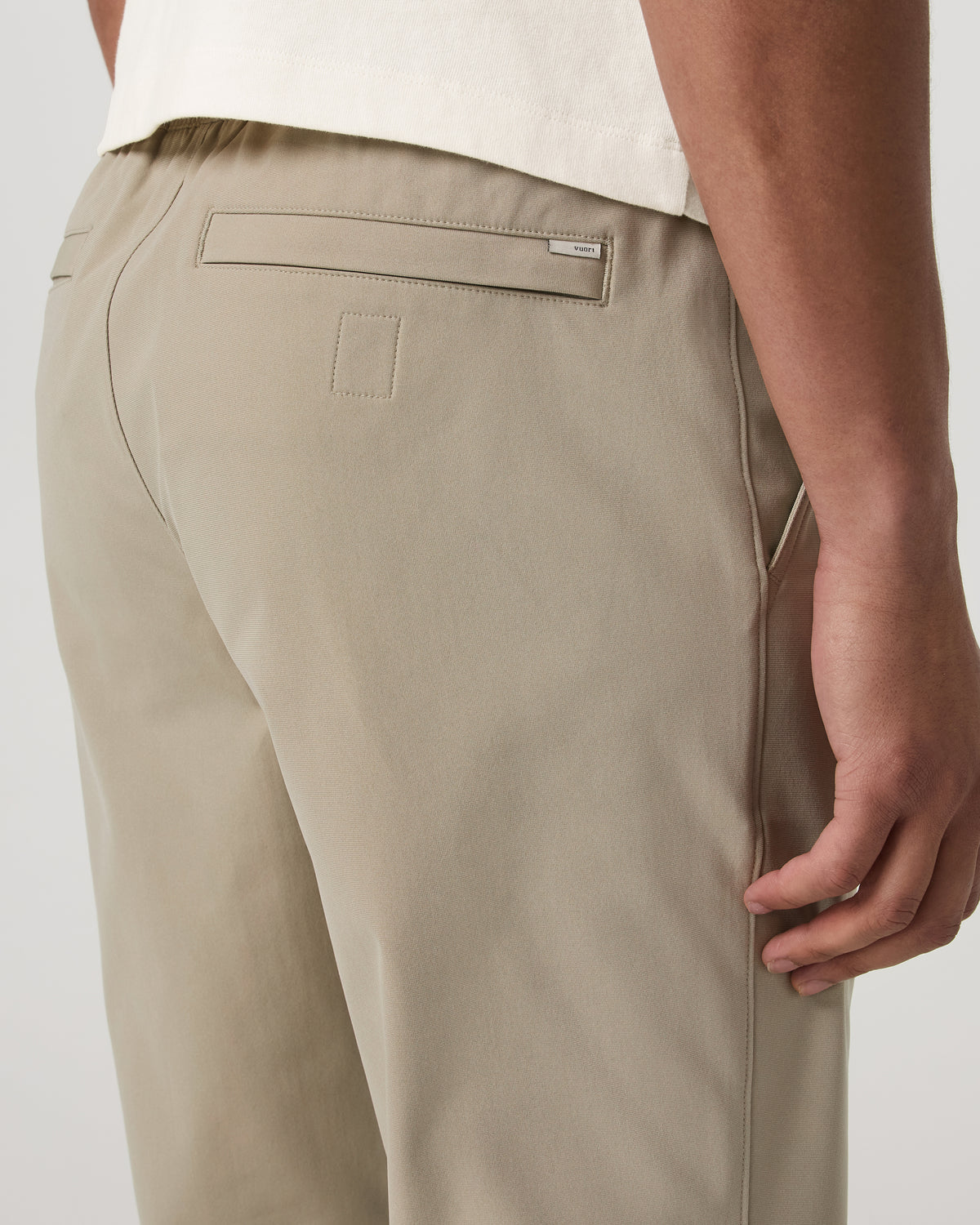 Men Vuori Meta Elastic Waist Pant Classic Fit 32" Men's Truffle Pants