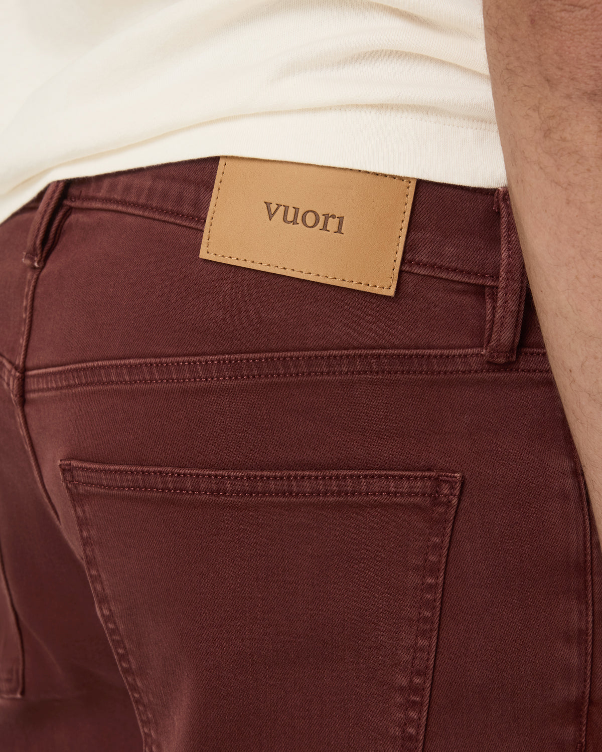 Men Vuori Benton Stretch Twill Pant Classic Fit 30" Burnt Sienna