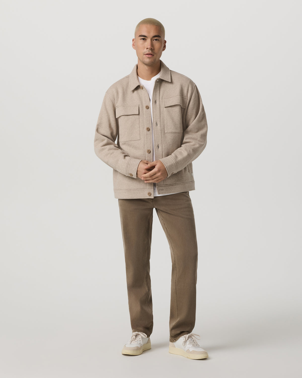 Men Vuori Men's Benton Stretch Twill Pant Classic Fit 30" Peppercorn