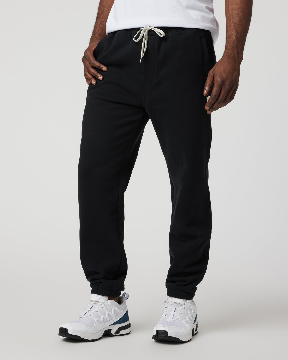 Men Vuori Seaside Sweatpant Men's Black Fleece Sweatpants