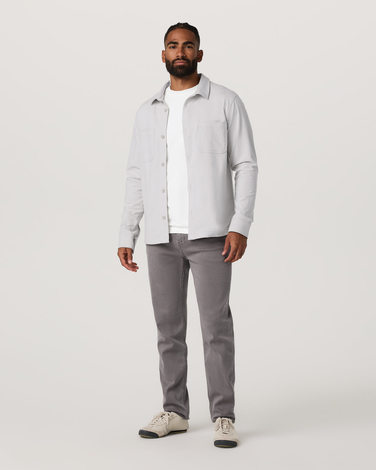 Men Vuori Benton Stretch Twill Pant Athletic Slim Fit 30" Cavern Grey