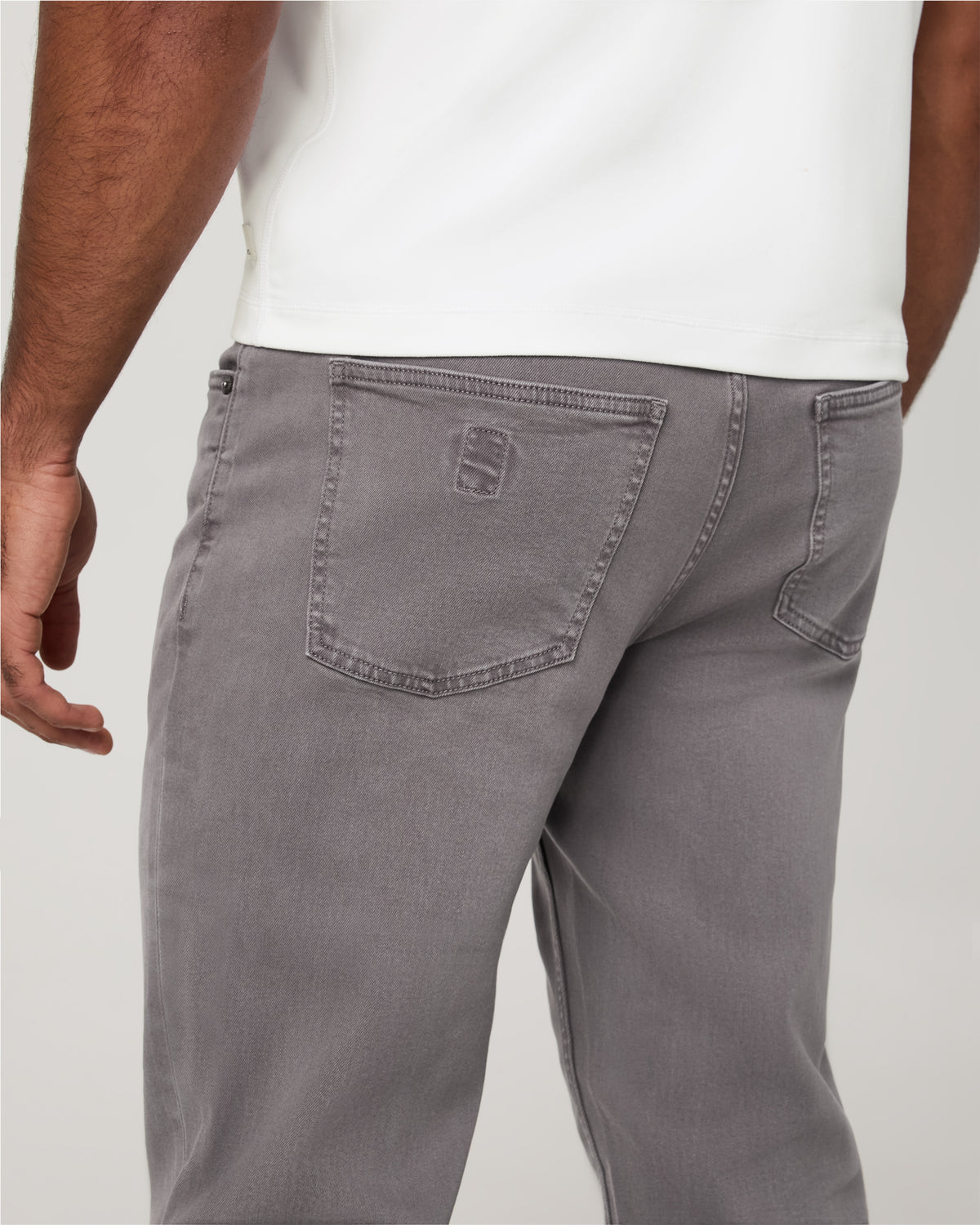Men Vuori Benton Stretch Twill Pant Athletic Slim Fit 32" Cavern Grey