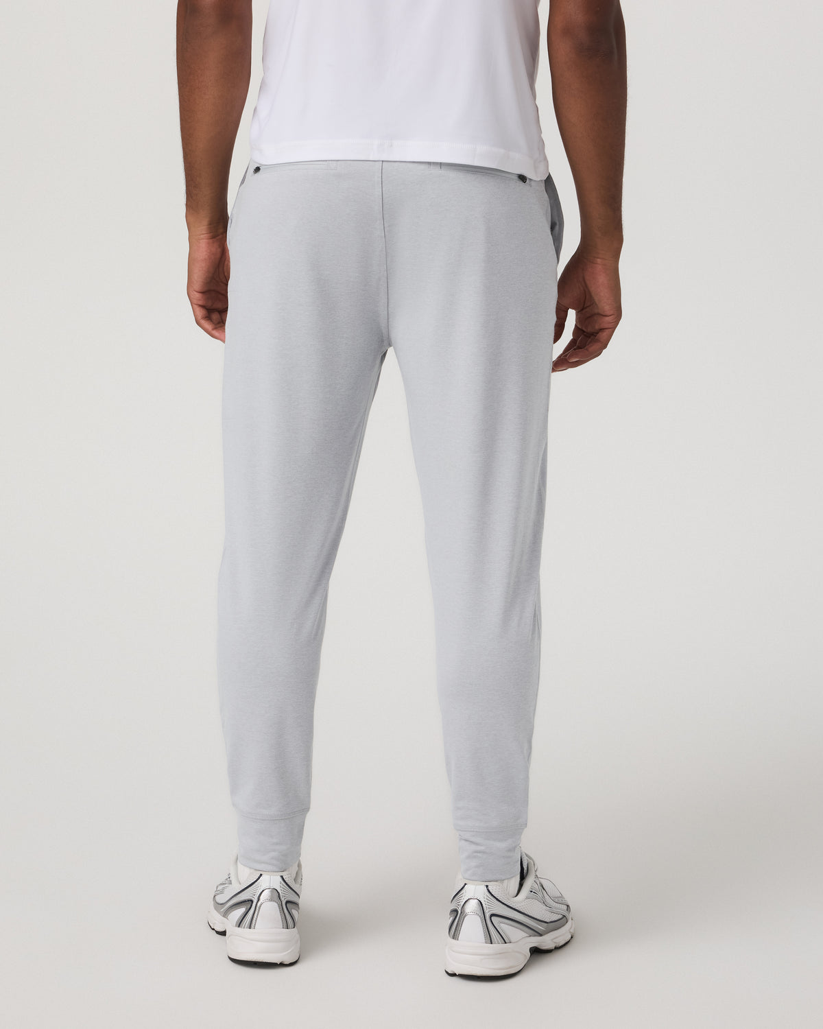 Men Vuori Sunday Performance Jogger Platinum White Joggers
