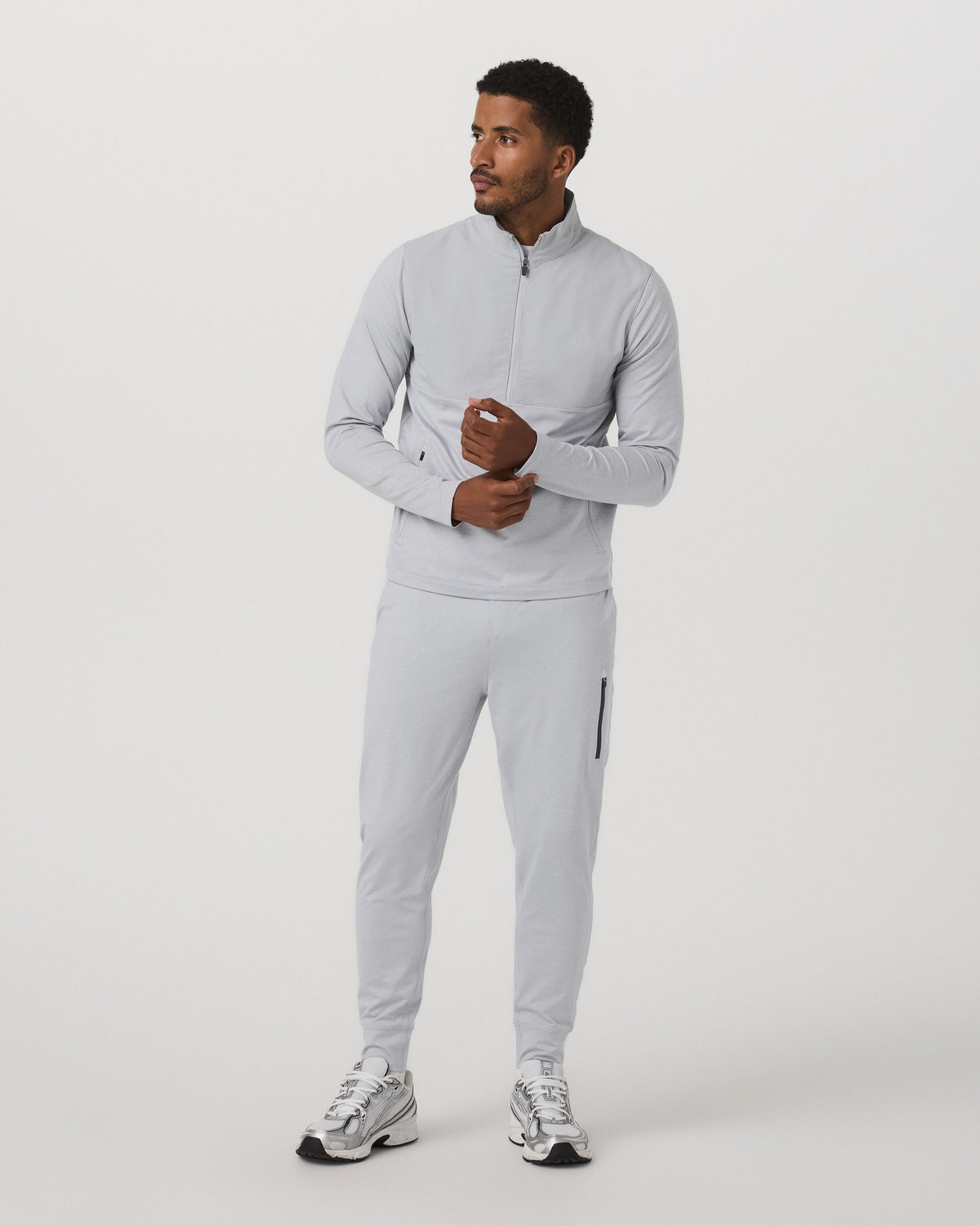 Men Vuori Sunday Performance Jogger Platinum White Joggers