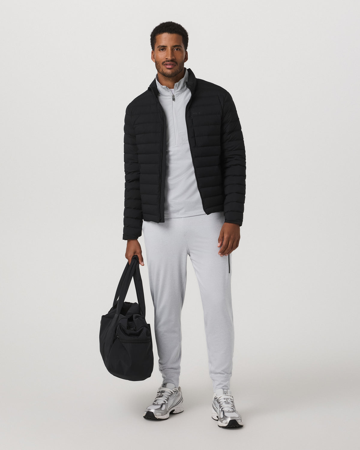 Men Vuori Sunday Performance Jogger Platinum White Joggers