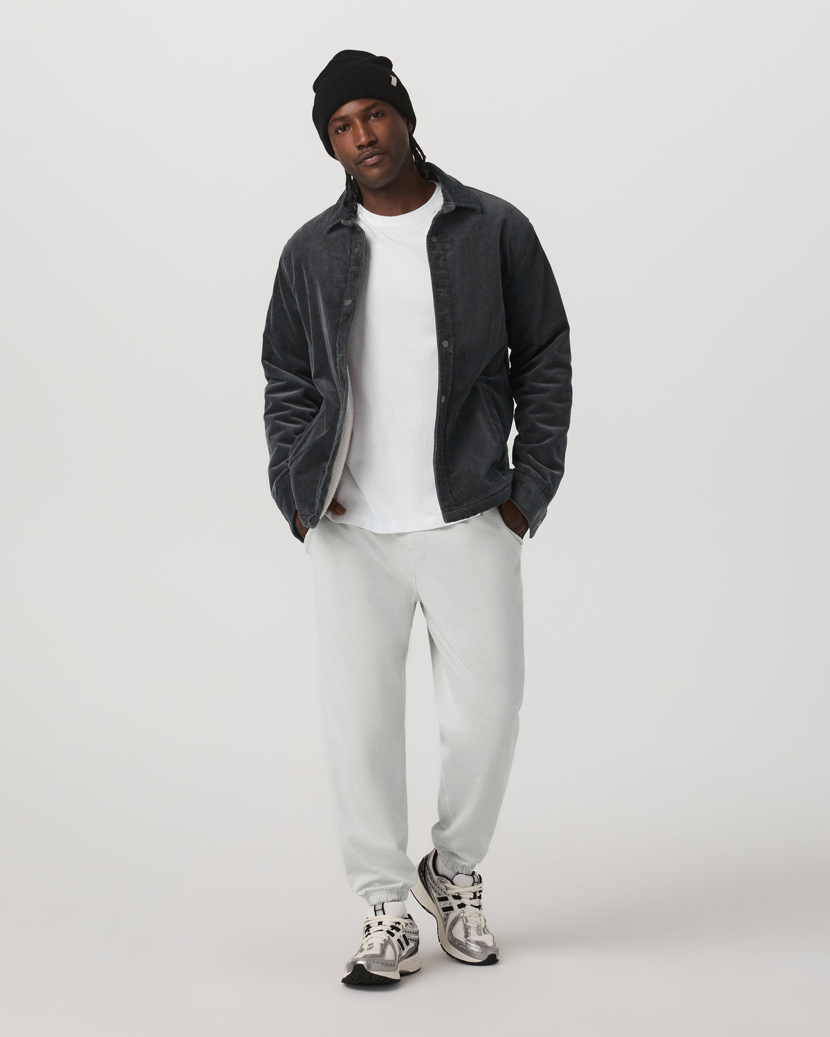 Men Vuori Men's Coronado Sweatpant 28" Salt Heather