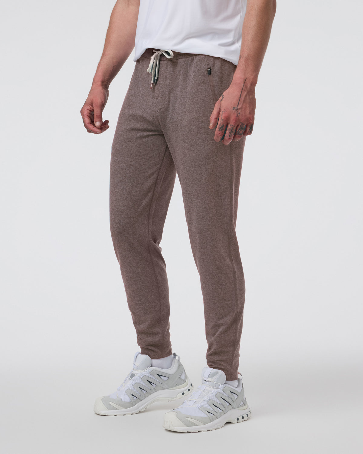 Men Vuori Ponto Performance Jogger Chia Heather