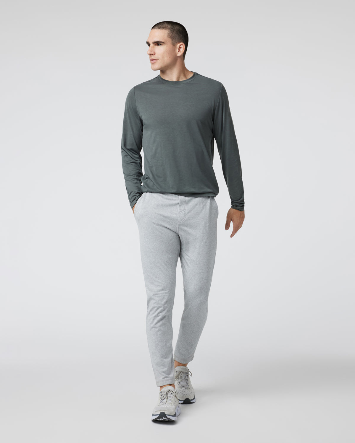 Men Vuori Coronado Pant Men's Light Grey Sweatpants