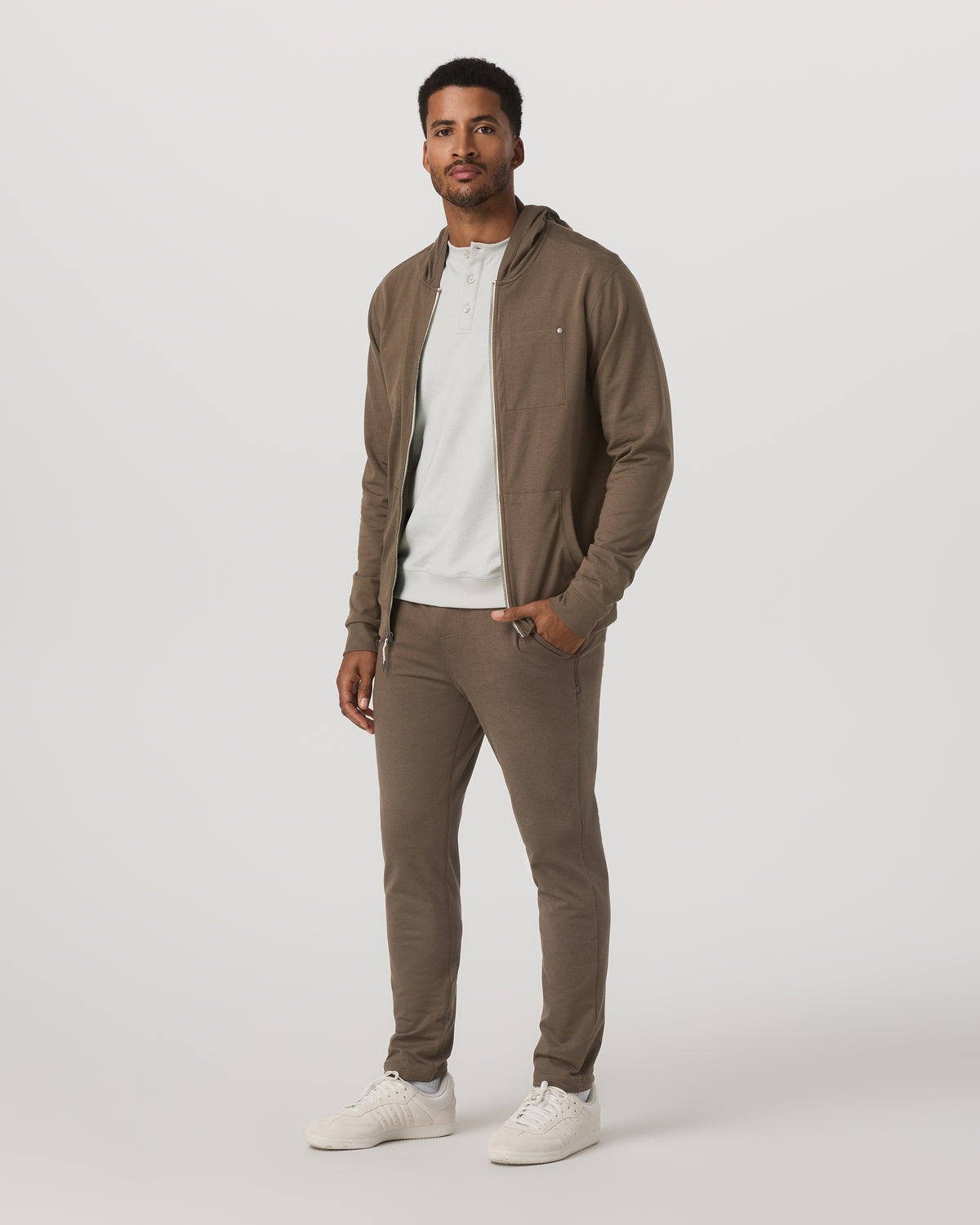 Men Vuori Coronado Pant 30" Men's Espresso Heather Pants