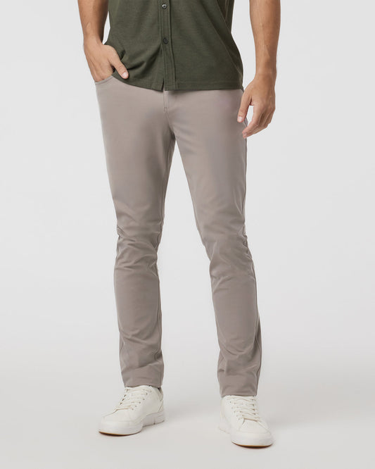 Men Vuori Meta Pant Athletic Slim 30" Mocha 5-Pocket Pants