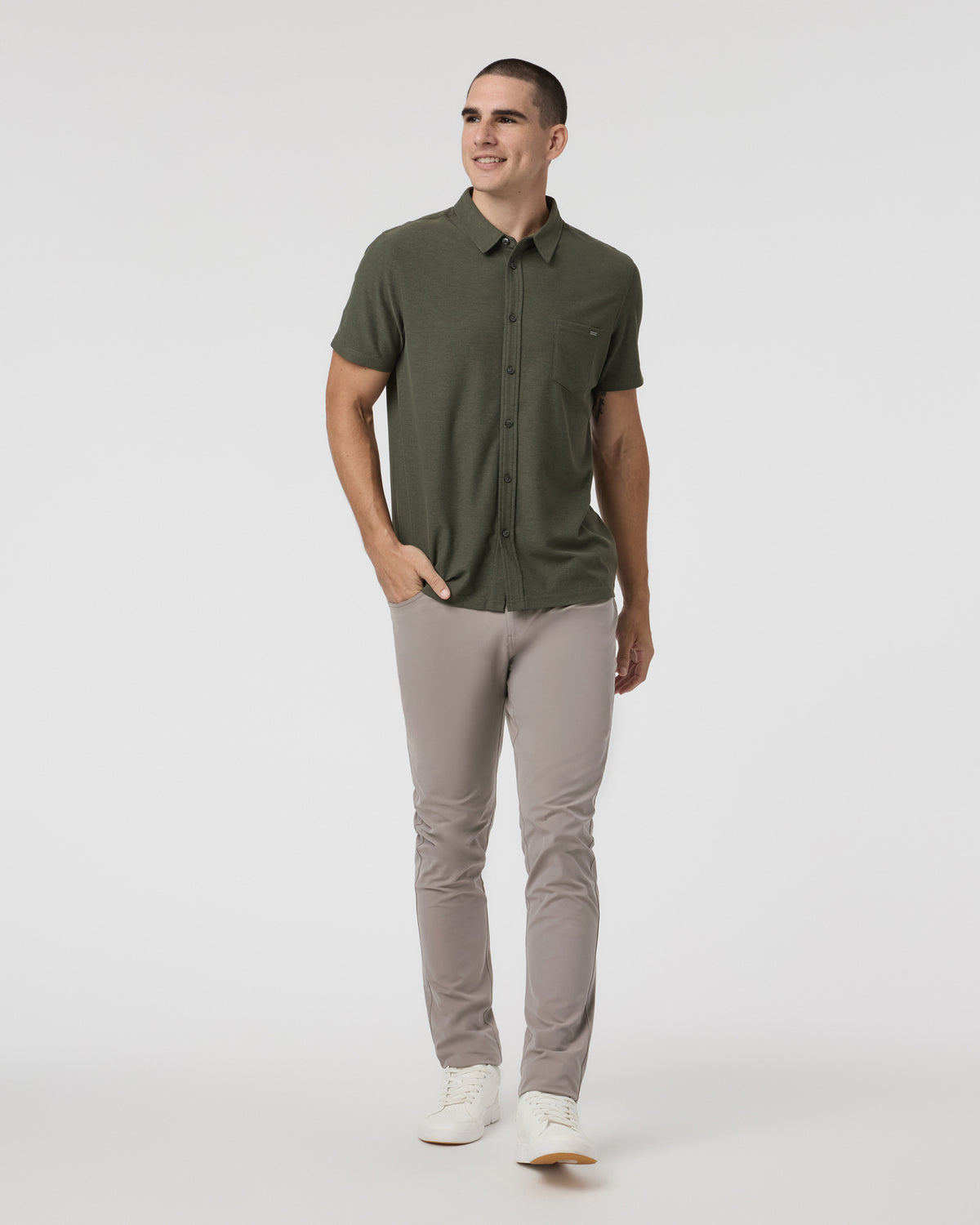 Men Vuori Meta Pant Athletic Slim 30" Mocha 5-Pocket Pants