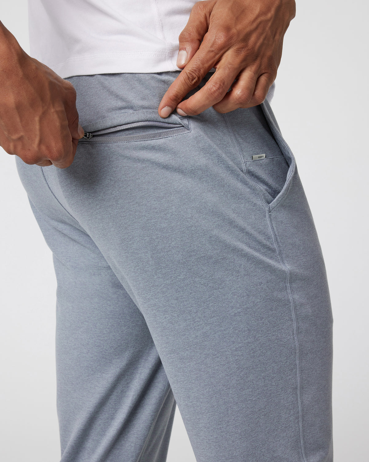 Men Vuori Ponto Performance Pant Steel Heather
