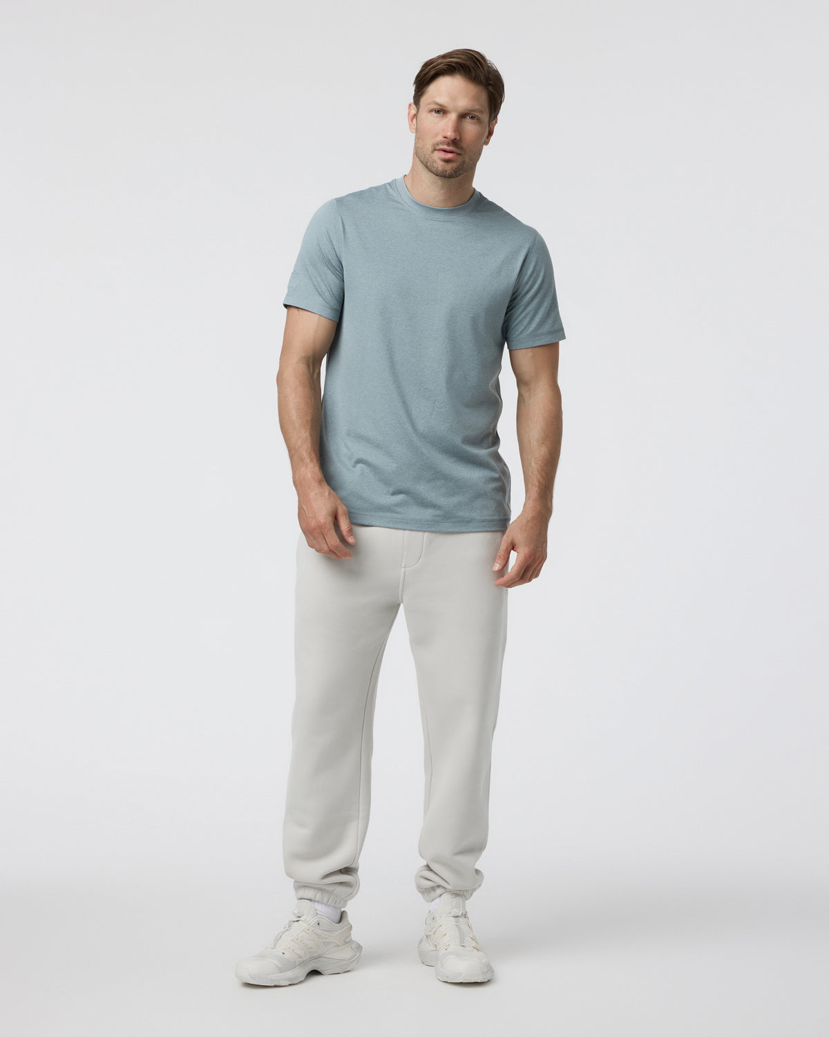 Men Vuori Seaside Sweatpant 28" Men's Relaxed Fit Salt Pants